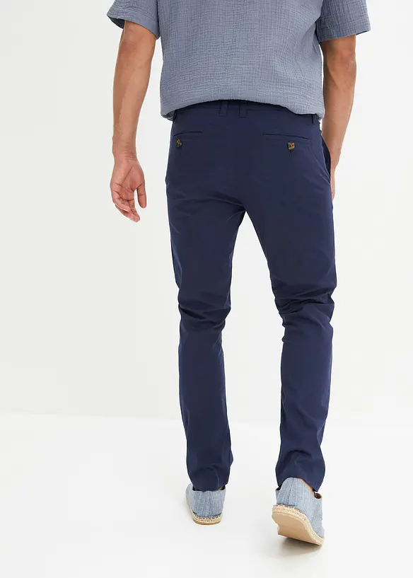 Pantalon chino léger et extensible, regular, bonprix