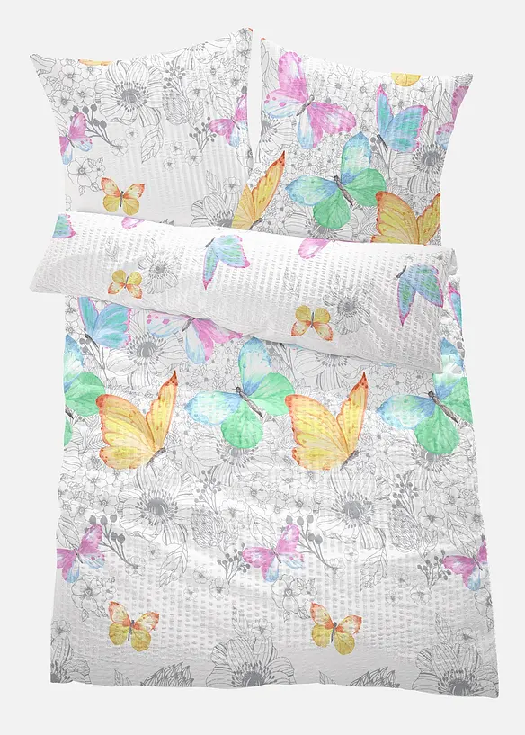 Parure de lit en seersucker, bonprix