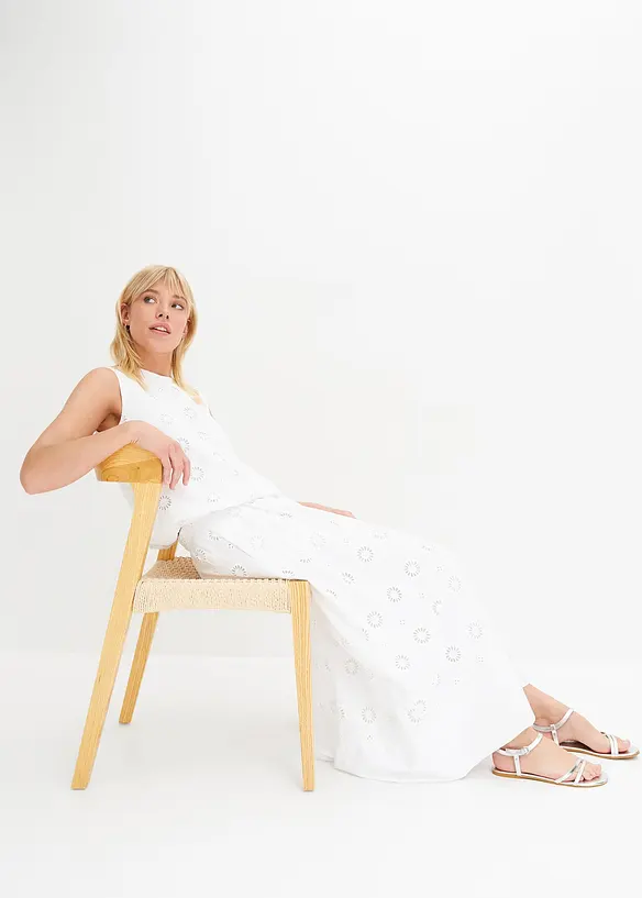 Jupe longue en coton, bonprix