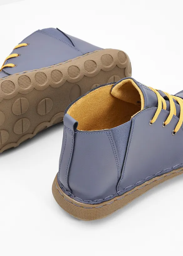 Boots &agrave; lacets confortables en cuir, bpc selection