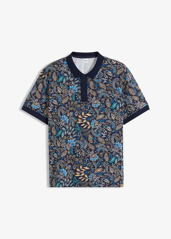 Polo en coton, manches courtes, bonprix