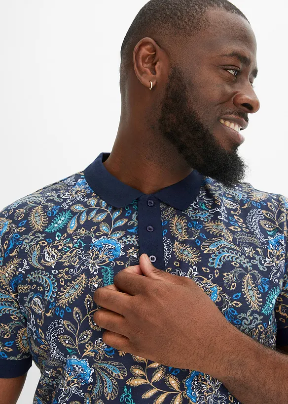 Polo en coton, manches courtes, bonprix