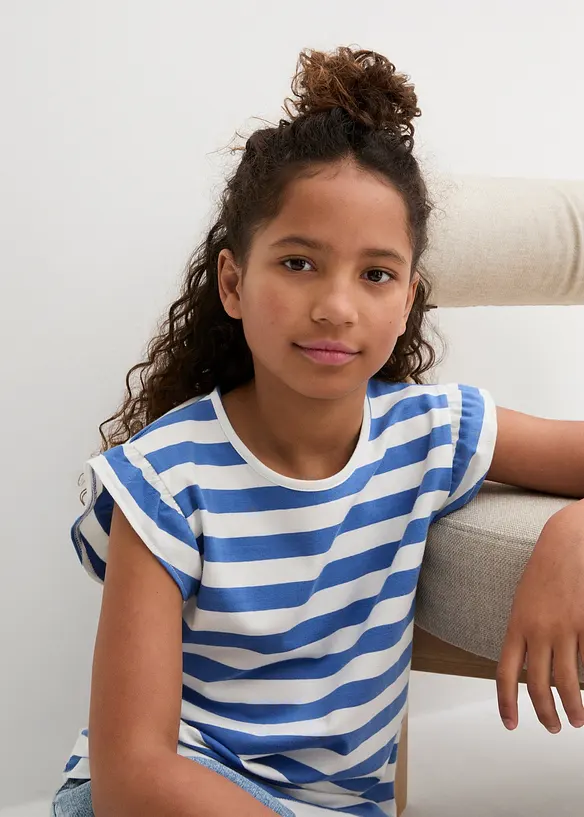 Lot de 2 T-shirts en jersey coton, bonprix