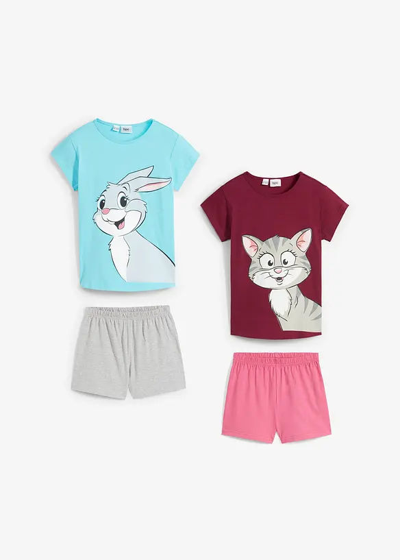 Lot de 2 pyjashorts, bonprix