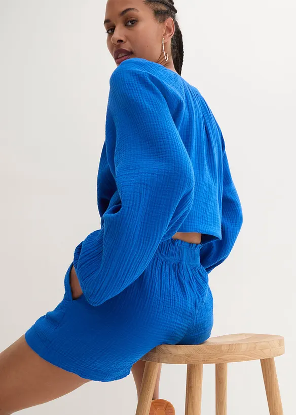 Short en gaze 100% coton, bonprix