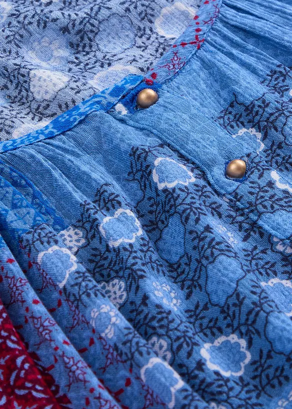 Blouse manches longues effet froissé, bonprix