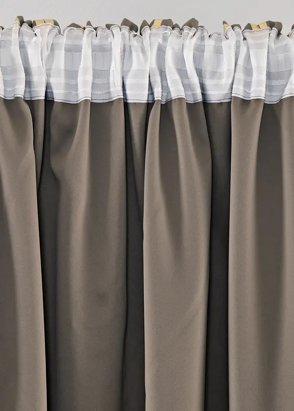 Rideau obscurcissant à imprimé brillant (1 pce), bonprix