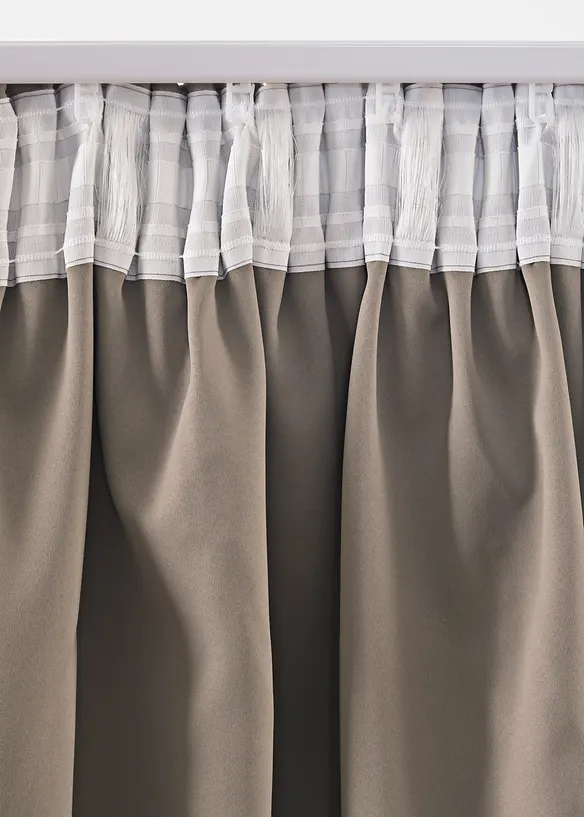 Rideau obscurcissant à imprimé brillant (1 pce), bonprix