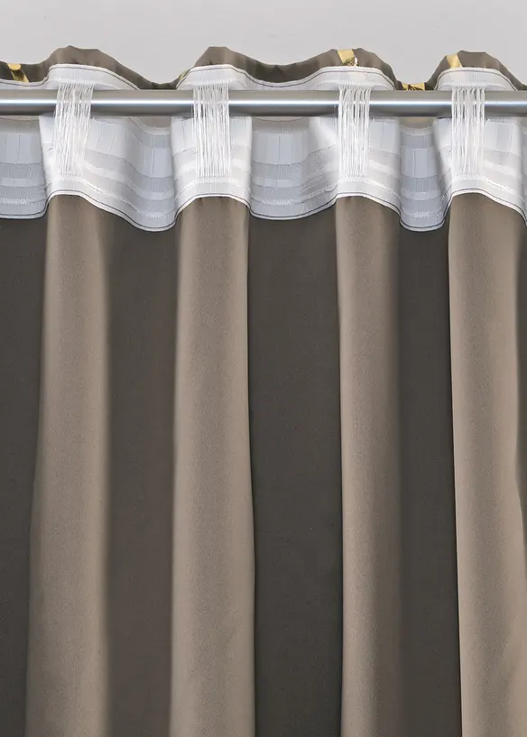 Rideau obscurcissant à imprimé brillant (1 pce), bonprix