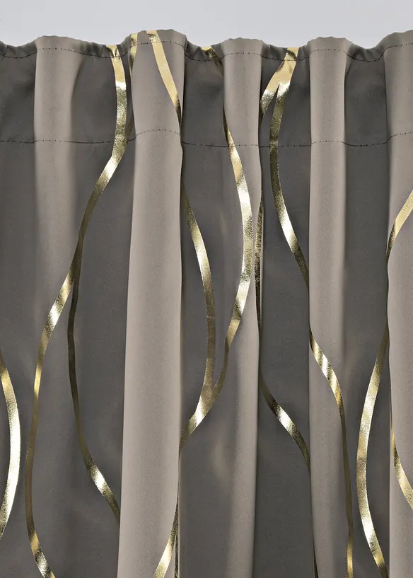 Rideau obscurcissant à imprimé brillant (1 pce), bonprix