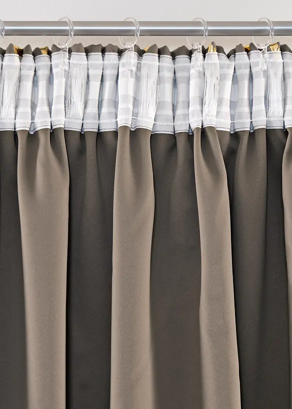 Rideau obscurcissant à imprimé brillant (1 pce), bonprix