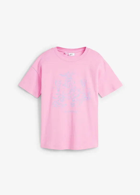 T-shirt coton à imprimé, bonprix