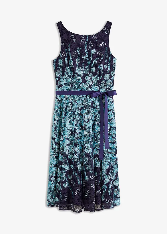 Robe en dentelle avec ruban en satin, bonprix