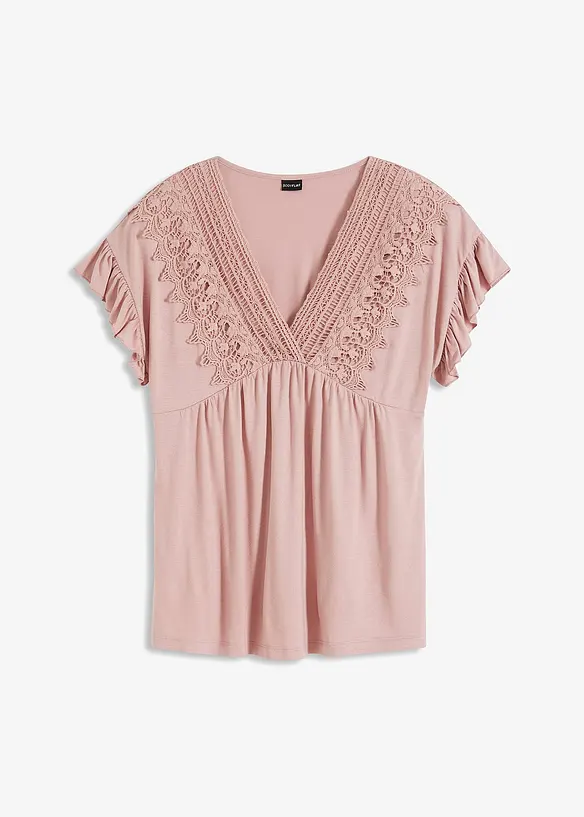 T-shirt à dentelle, bonprix