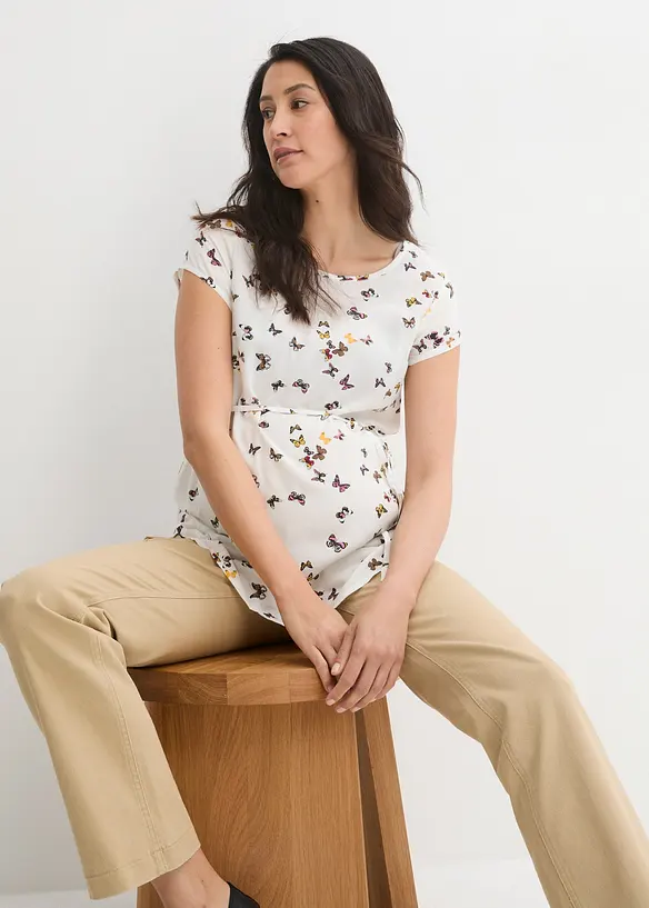 Blouse de grossesse en viscose légère, bonprix