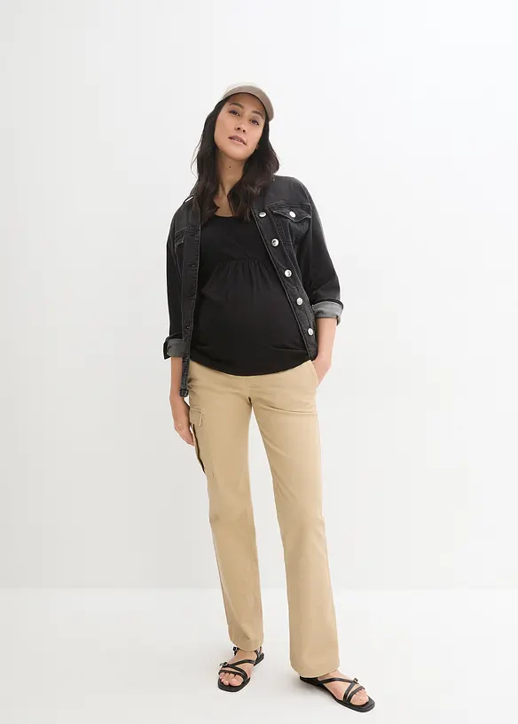 Lot de 2 T-shirts de grossesse et d'allaitement, bonprix