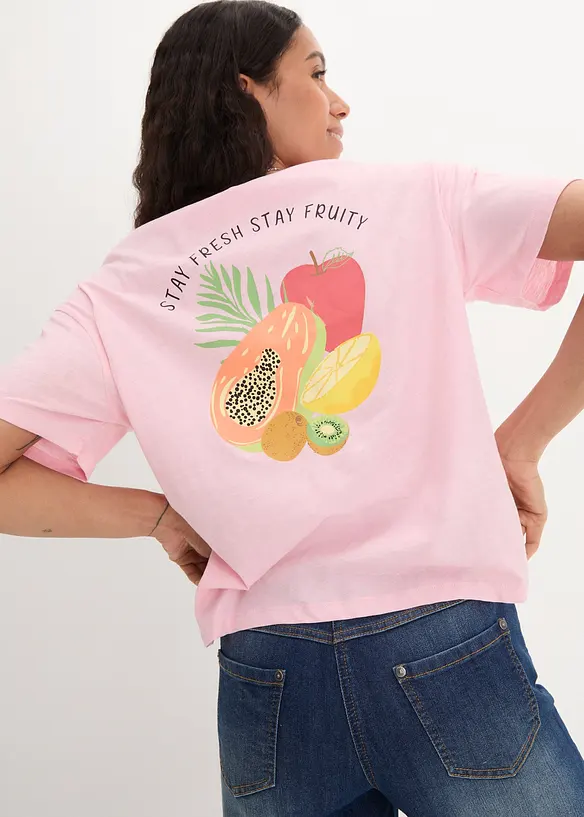 T-shirt oversize à imprimé, bonprix