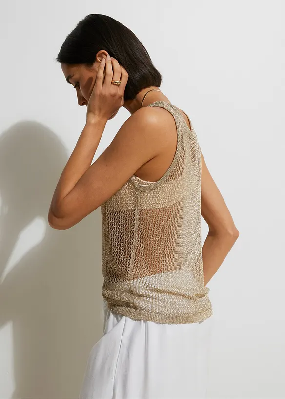 Top en maille de viscose mélangée, bonprix