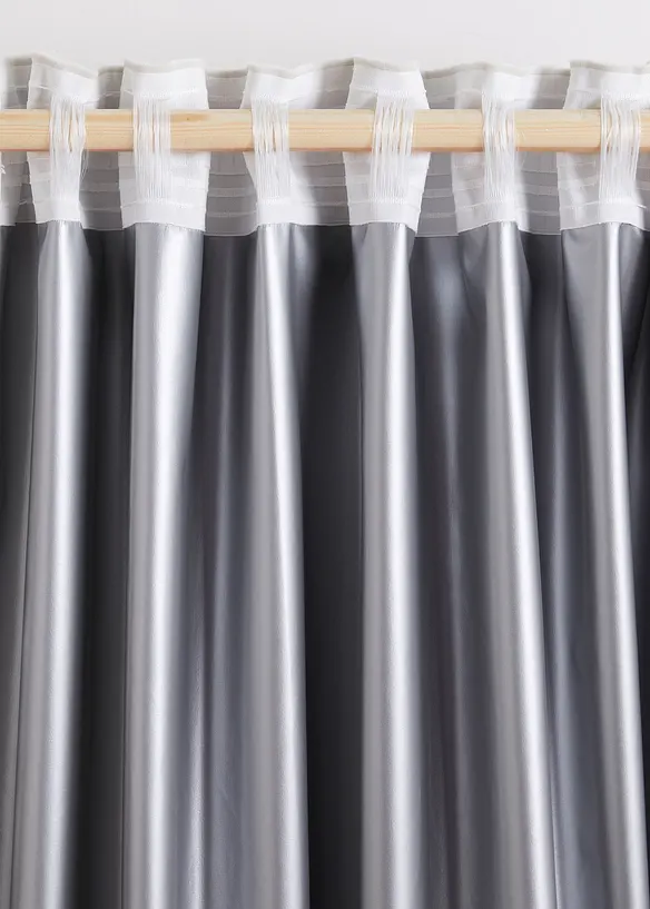 Rideau occultant et thermique au toucher velouté (1 pce), bonprix