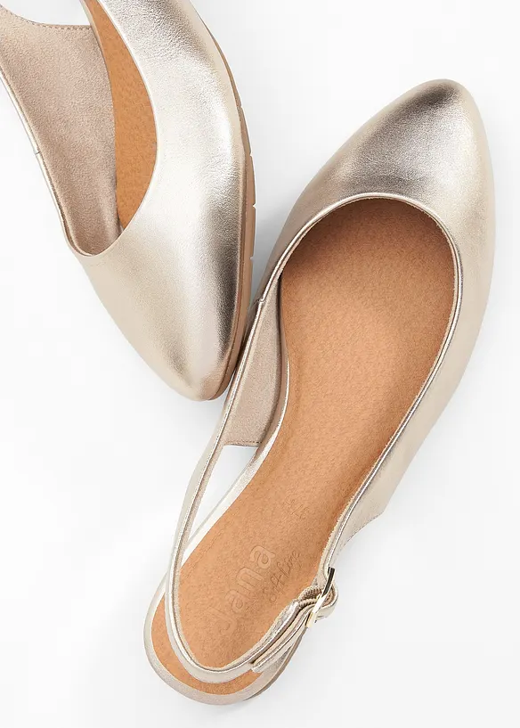 Ballerines slingback Jana, largeur confortable, Jana
