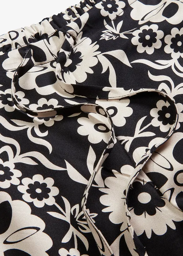 Pantalon imprimé, taille élastiquée, bonprix