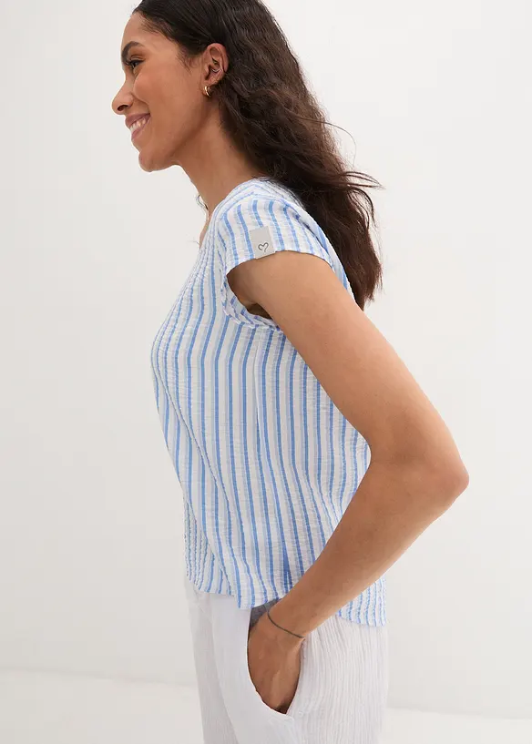 Blouse douce en viscose mélangée, bonprix