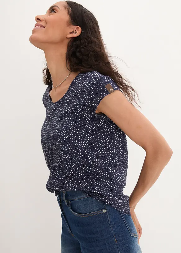Blouse douce en viscose mélangée, bonprix