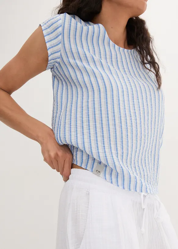 Blouse douce en viscose mélangée, bonprix