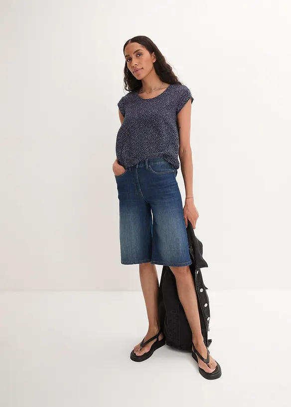 Blouse douce en viscose mélangée, bonprix