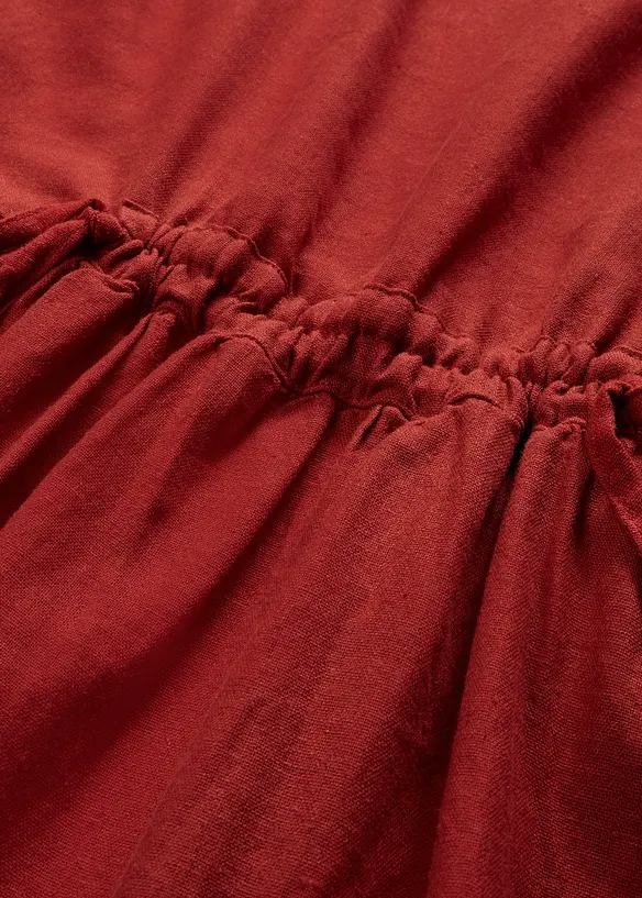 Robe longue en léger mélange de lin et viscose, bonprix