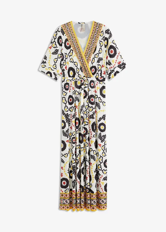 Robe en jersey avec lien à nouer, bonprix