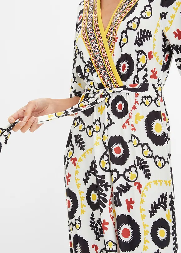 Robe en jersey avec lien à nouer, bonprix