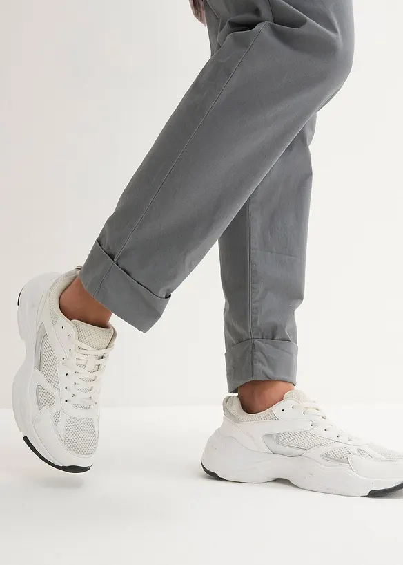 Pantalon chino en coton, longueur cheville, bonprix