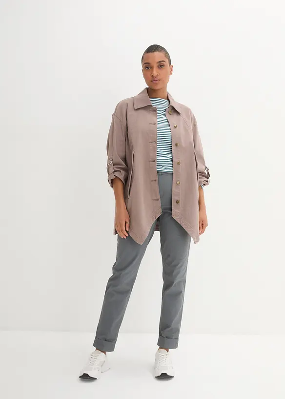 Pantalon chino en coton, longueur cheville, bonprix