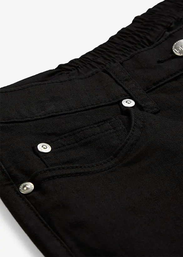 Pantalon slim taille mi-haute élastiquée, bonprix