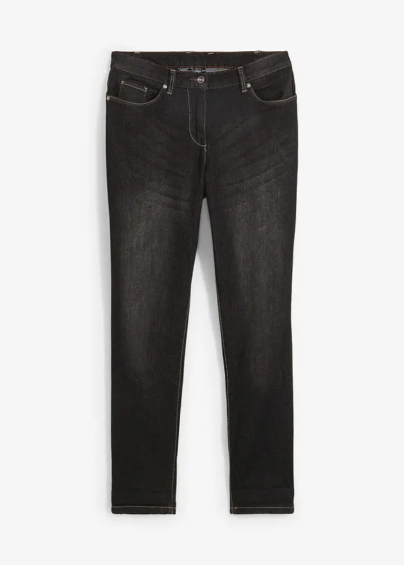 Jean boyfriend taille mi-haute, extensible, bonprix