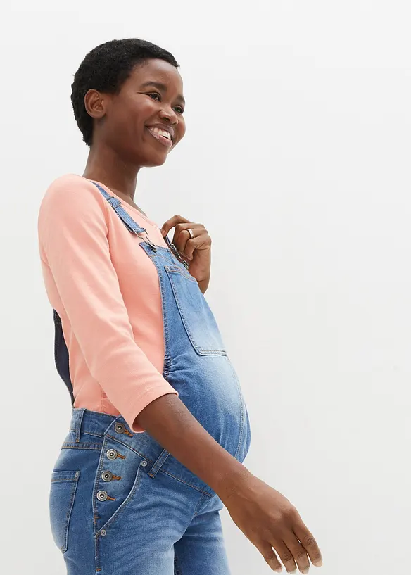 Salopette de grossesse, jambe droite, bonprix