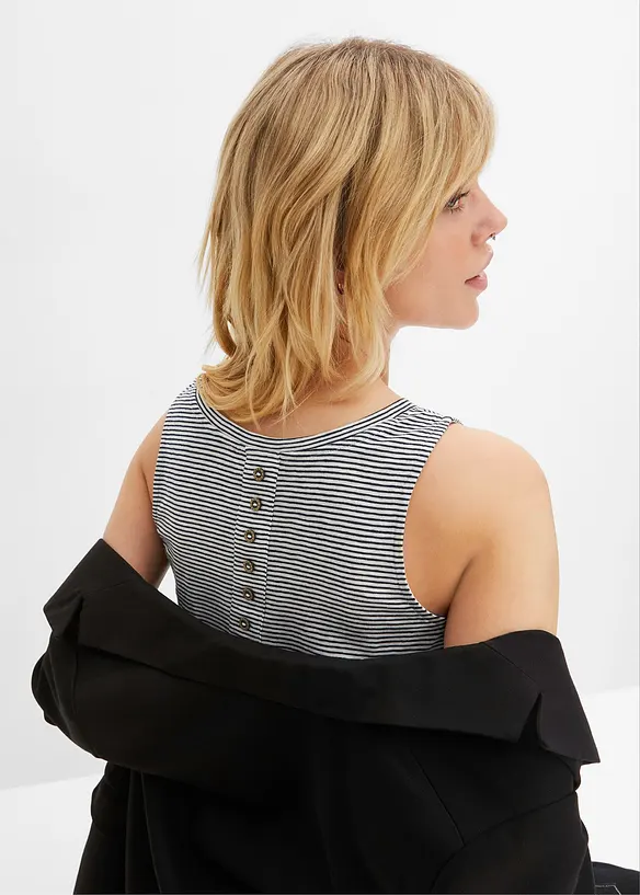 Top avec boutons dans le dos, bonprix