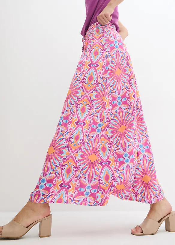 Jupe longue en viscose fluide, bonprix