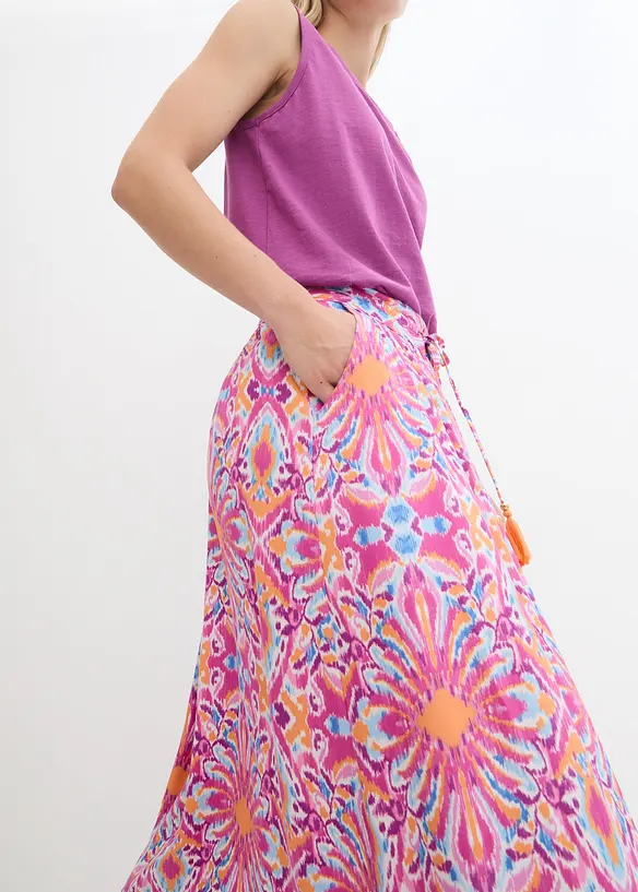 Jupe longue en viscose fluide, bonprix