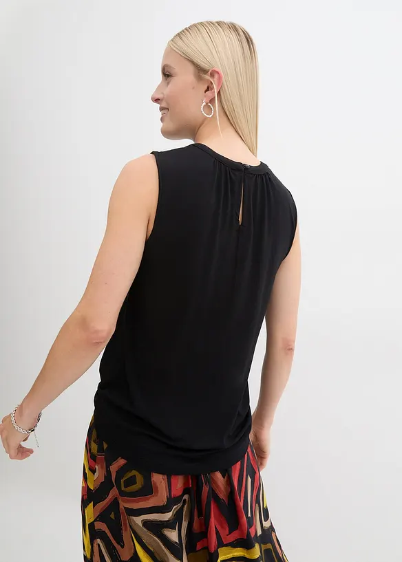 Blouse sans manches en jersey, bonprix