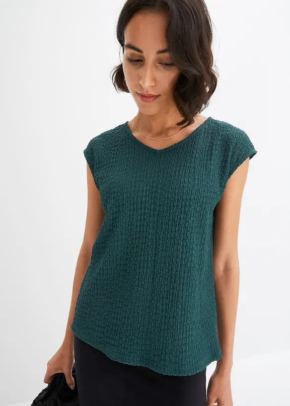 Top en crêpe léger, bonprix