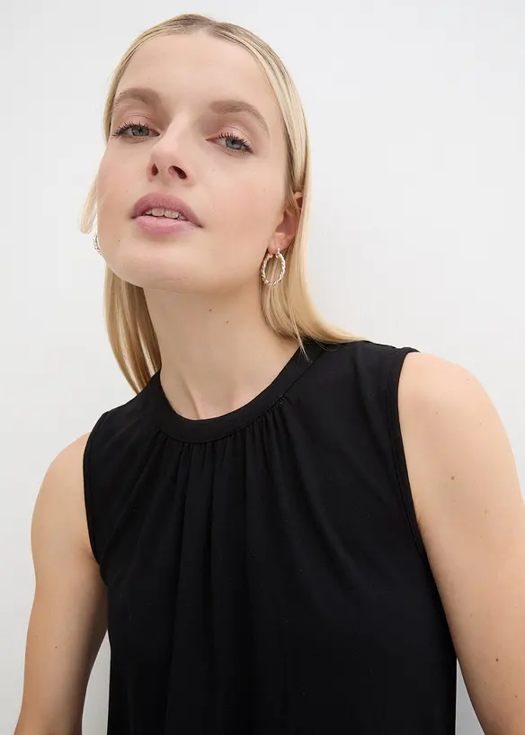 Blouse sans manches en jersey, bonprix