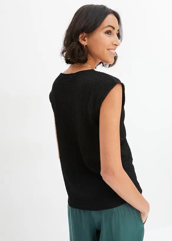 Top en crêpe léger, bonprix