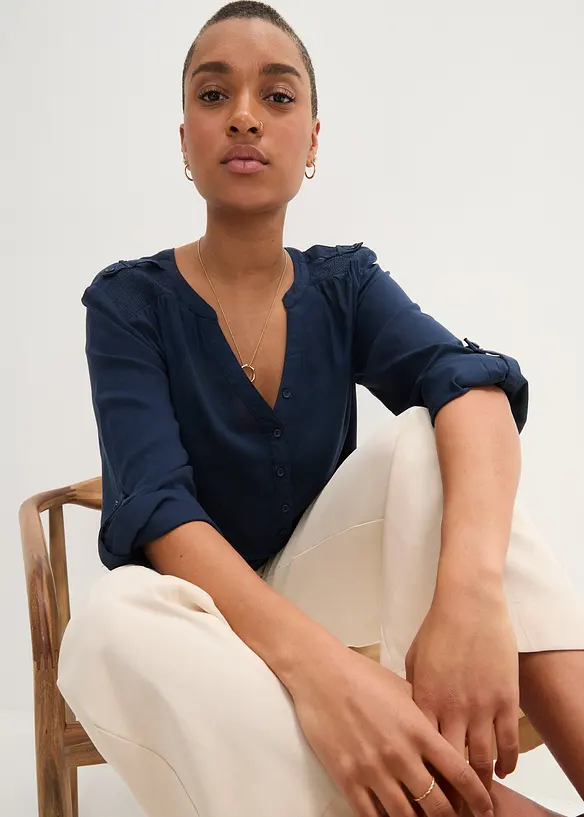 Tunique-blouse en douce viscose, bonprix