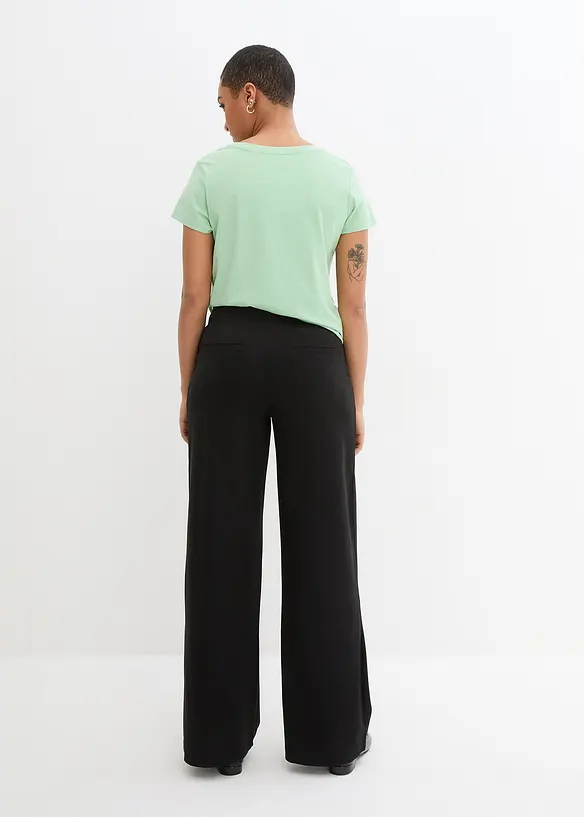 Pantalon en jersey milano à taille élastiquée, bonprix