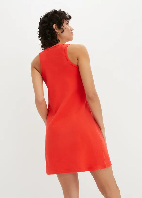 Robe c&ocirc;tel&eacute;e en coton, bonprix