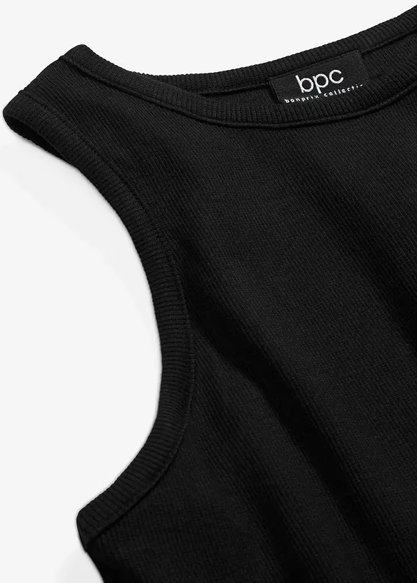 Robe c&ocirc;tel&eacute;e en coton, bonprix