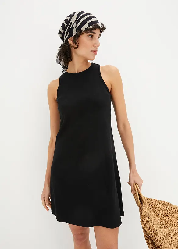 Robe c&ocirc;tel&eacute;e en coton, bonprix