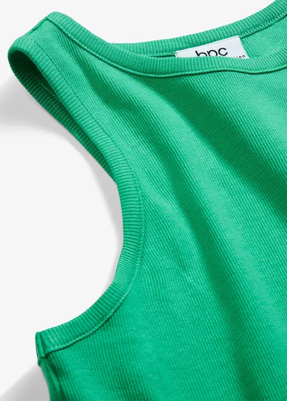 Robe côtelée en coton, bonprix